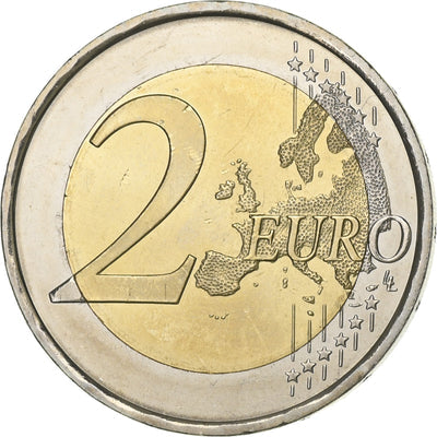 Spagna, 
            
               2 Euro, 
            
               30 ans   Drapeau européen