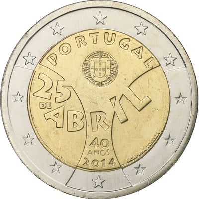 Portogallo, 
            
               2 Euro, 
            
               Revolution Oeillets