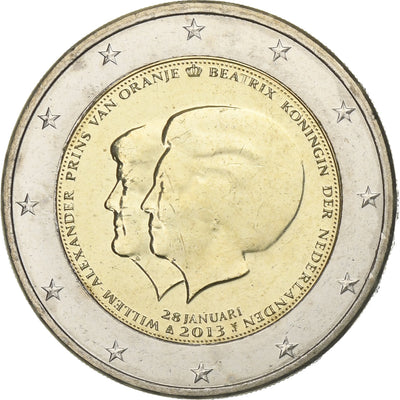 Paesi Bassi, 
            
               2 Euro, 
            
               Abdication de la Reine Béatrix