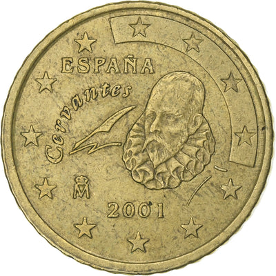 Spagna, 
            
               50 Euro Cent, 
            
               2001