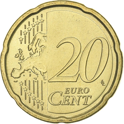 CITTÀ DEL VATICANO, 
            
               Benedict XVI, 
            
               20 Euro Cent