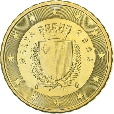 Malta, 
            
               10 Euro Cent, 
            
               2008