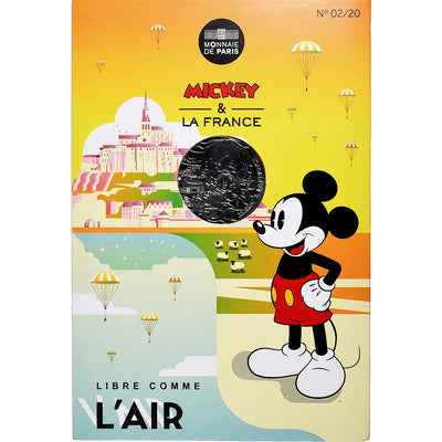 Francia, 
            
               10 Euro, 
            
               Mickey Libre comme l'air