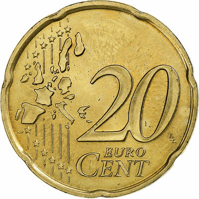 Francia, 
            
               Rainier III, 
            
               20 Euro Cent