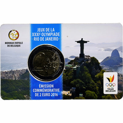 Belgio, 
            
               2 Euro, 
            
               Summer Olympics Rio de Janeiro