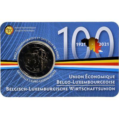 Belgio, 
            
               2 Euro, 
            
               Belgium-Luxembourg economic union