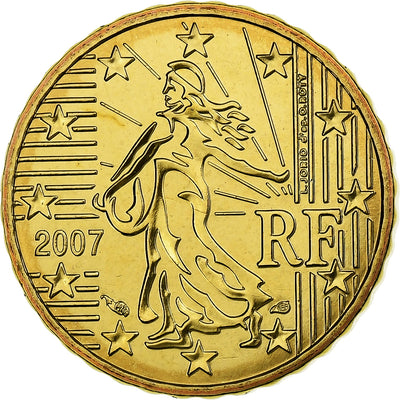 Francia, 
            
               10 Euro Cent, 
            
               BU