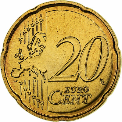 Francia, 
            
               20 Euro Cent, 
            
               BU