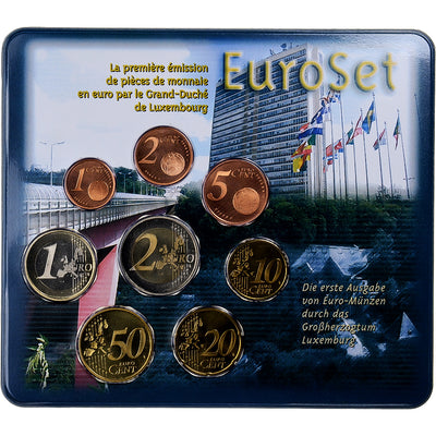 Lussemburgo, 
            
               Set 1 ct. - 2 Euro, 
            
               Coin card.FDC