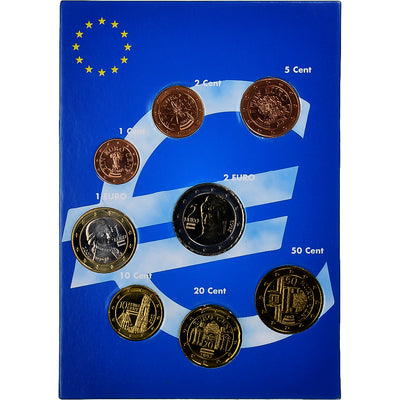 Austria, 
            
               Set 1 ct. - 2 Euro, 
            
               euro set