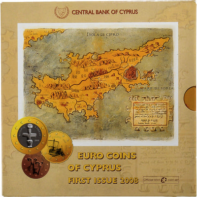 Cipro, 
            
               Set 1 ct. - 2 Euro, 
            
               FDC