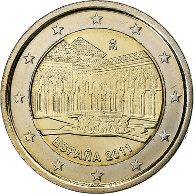 Spagna, 
            
               2 Euro, 
            
               Alhambra of Granada