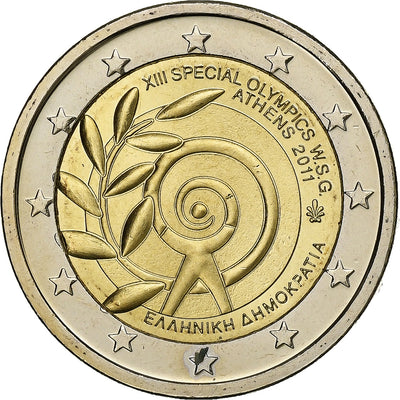 Grecia, 
            
               2 Euro, 
            
               Olympic Games