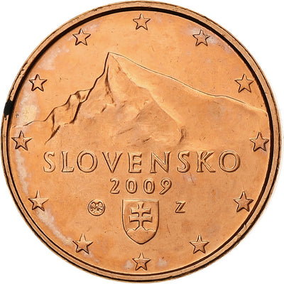 Slovacchia, 
            
               Euro Cent, 
            
               2009