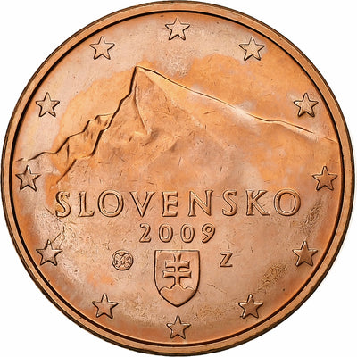 Slovacchia, 
            
               5 Euro Cent, 
            
               2009