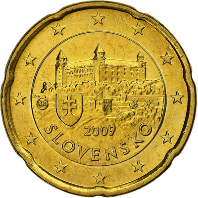 Slovacchia, 
            
               20 Euro Cent, 
            
               2009