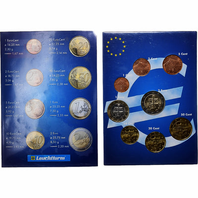 Slovacchia, 
            
               Set 1 ct. - 2 Euro, 
            
               2002