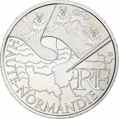 Francia, 
            
               10 Euro, 
            
               Haute-Normandie