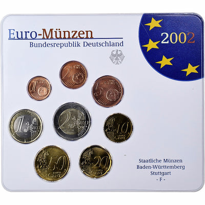 Germania, 
            
               1 Cent to 2 Euro, 
            
               BU