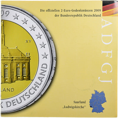 Germania, 
            
               2€ x 5, 
            
               Ludwigskirche