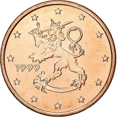 Finlandia, 
            
               5 Euro Cent, 
            
               1999