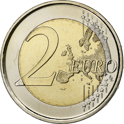 Spagna, 
            
               2 Euro, 
            
               Traité de Rome