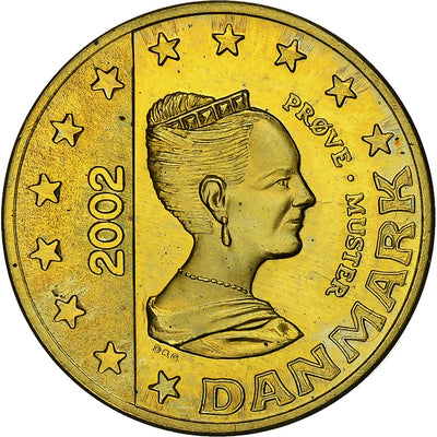 Danimarca, 
            
               Margrethe II, 
            
               50 Euro Cent