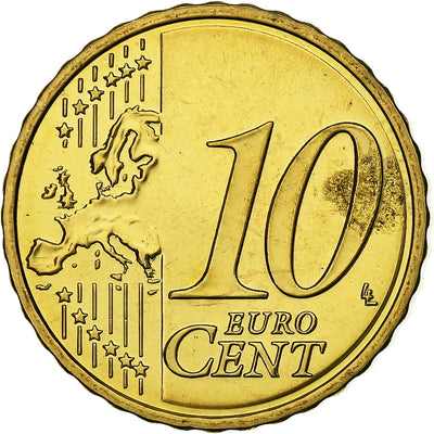 Cipro, 
            
               10 Euro Cent, 
            
               BU