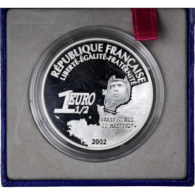 Francia, 
            
               1-1/2 Euro, 
            
               Traversée de Lindbergh