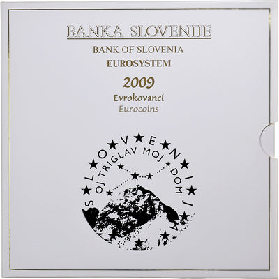 Slovenia, 
            
               1 Cent to 2 Euro + 3 Euro, 
            
               BU