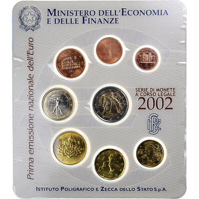 Italia, 
            
               1 Cent to 2 Euro, 
            
               BU