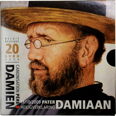 Belgio, 
            
               20 Euro, 
            
               Canonisation de Père Damien