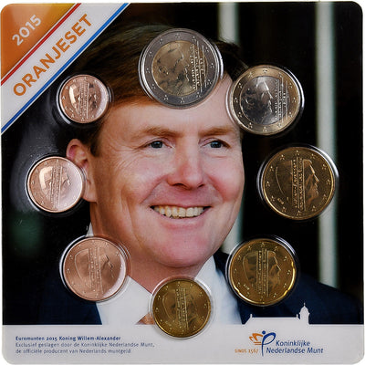 Paesi Bassi, 
            
               Willem-Alexander, 
            
               1 Cent to 2 Euro