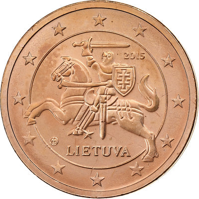 Lituania, 
            
               2 Euro Cent, 
            
               BU