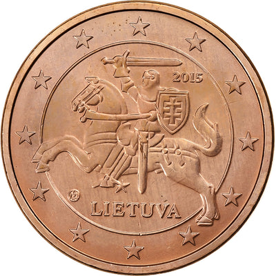 Lituania, 
            
               5 Euro Cent, 
            
               BU