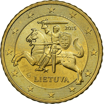 Lituania, 
            
               50 Euro Cent, 
            
               BU