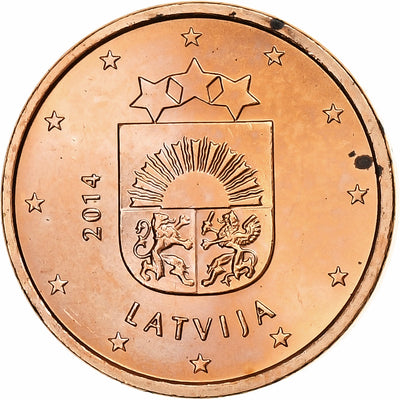 Lettonia, 
            
               Euro Cent, 
            
               BU