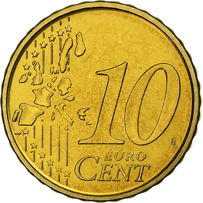 Spagna, 
            
               Juan Carlos I, 
            
               10 Euro Cent