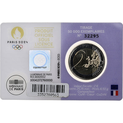 Francia, 
            
               2 Euro, 
            
               Olympic Games Paris 2024