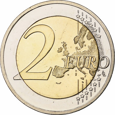 Lettonia, 
            
               2 Euro, 
            
               30 ans du drapeau de l'UE