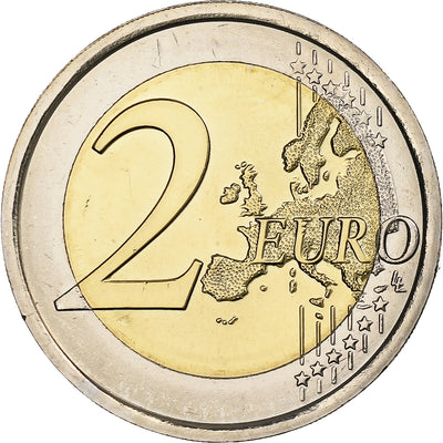 Slovenia, 
            
               2 Euro, 
            
               30 ans du drapeau de l'UE