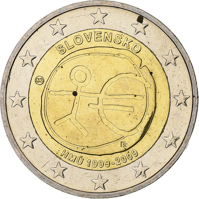 Slovacchia, 
            
               2 Euro, 
            
               Union économique et monétaire