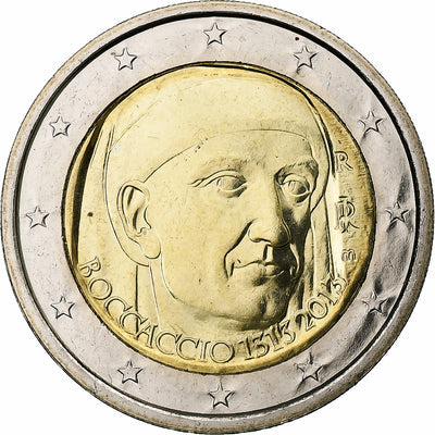 Italia, 
            
               2 Euro, 
            
               Giovanni Boccaccio