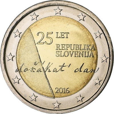 Slovenia, 
            
               2 Euro, 
            
               Independance