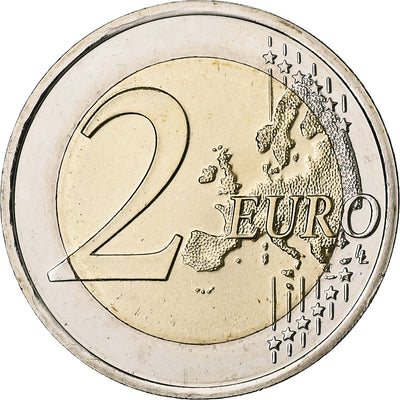 Slovenia, 
            
               2 Euro, 
            
               10e anniversaire de l'euro