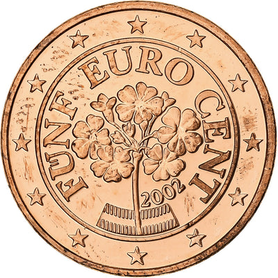 Austria, 
            
               5 Euro Cent, 
            
               2002