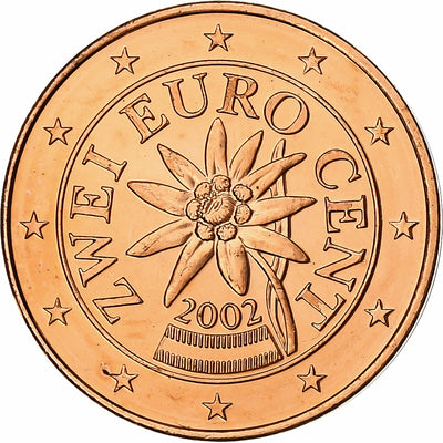 Austria, 
            
               2 Euro Cent, 
            
               2002