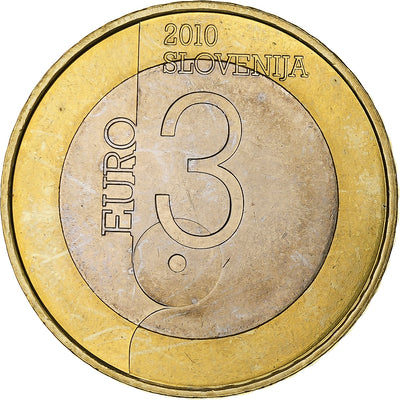 Slovenia, 
            
               3 Euro, 
            
               World Book Capital