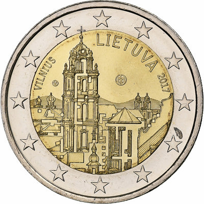 Lituania, 
            
               2 Euro, 
            
               Vilnius