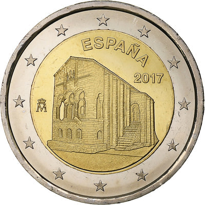 Spagna, 
            
               2 Euro, 
            
               Churches of Asturias